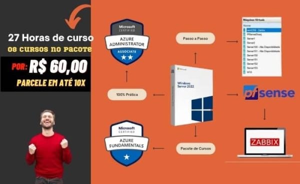 Windows Server 2022 + Azure + pfSense + Zabbix