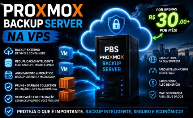 Proxmox Backup Server na VPS! Backup externo baixo custo!